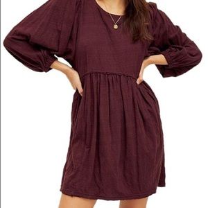 Free People Beach Get Obsessed Babydoll Dress - Size S